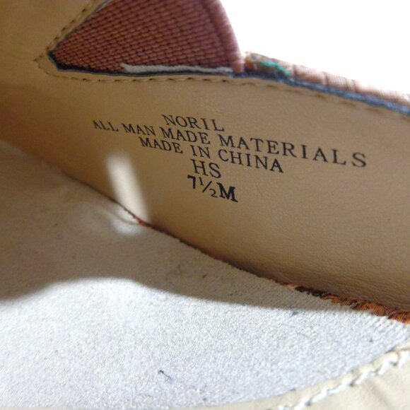 Adrienne Vittadini‎ NORIL Coral Multi Block Heel Mules MSRP $99 Womens Size 7.5M - Picture 4 of 7